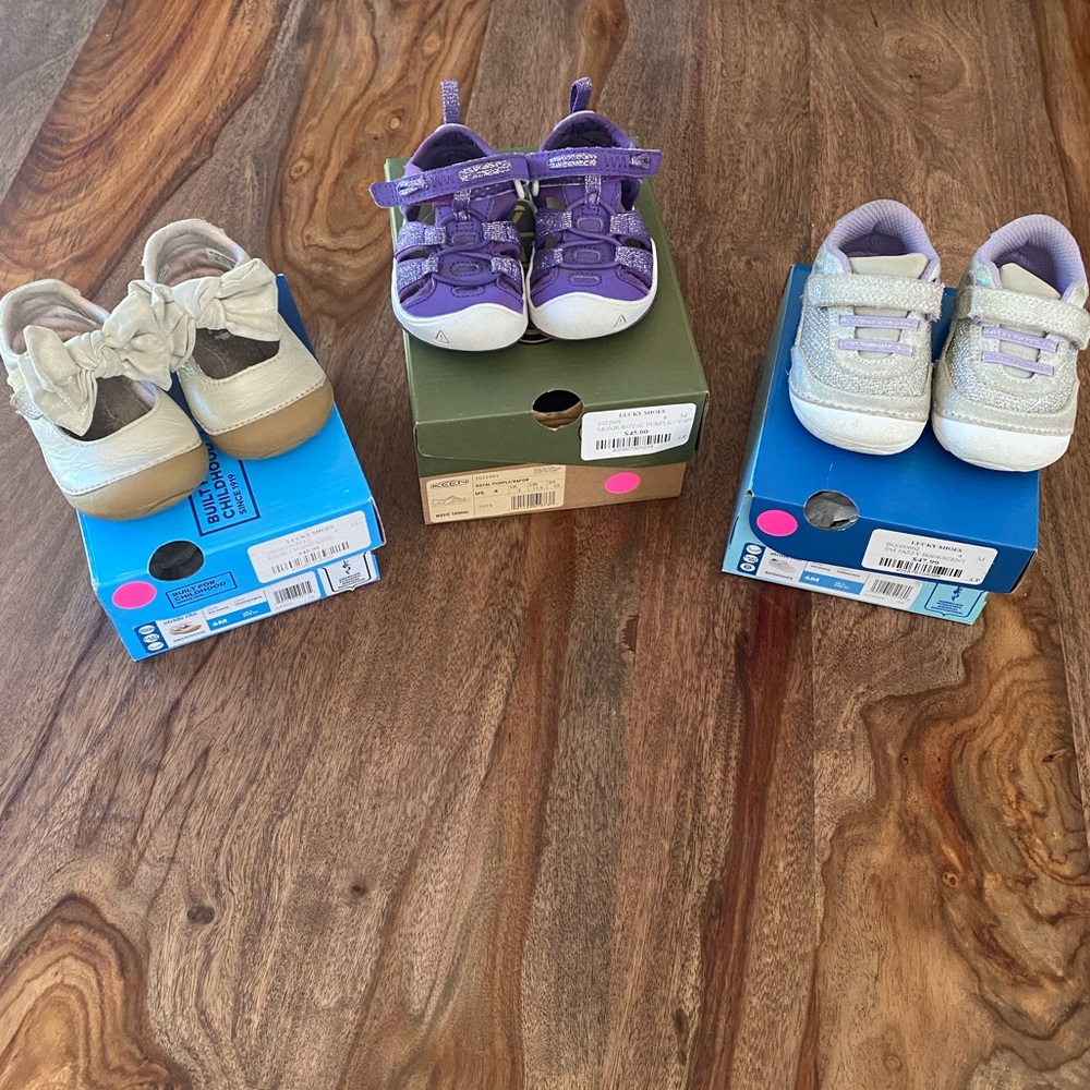 Stride Rite Size 4 Babygirl Shoes Bundle 💗